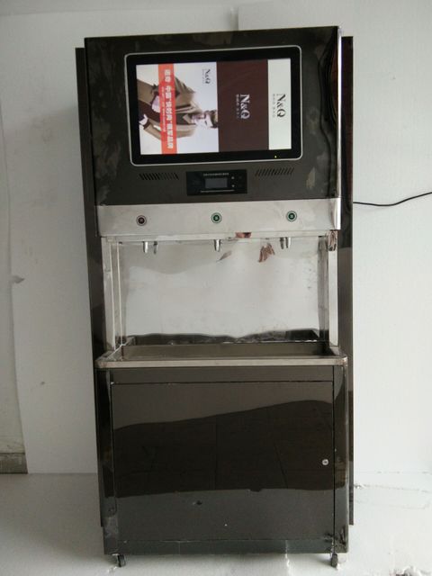 泉自达多媒体播放器 反渗透直饮水机，不锈钢节能饮水机，播放器直饮水机图片