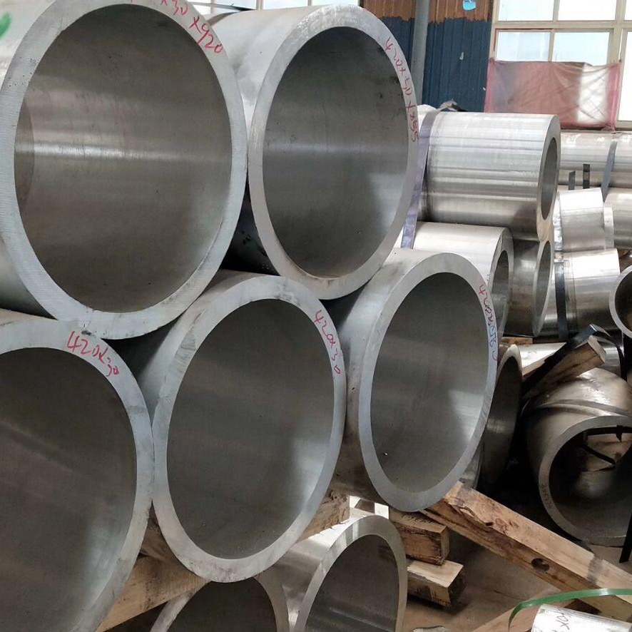 鲁剑铝业无缝铝管 6063铝管铝合金管 现货长度可切图片