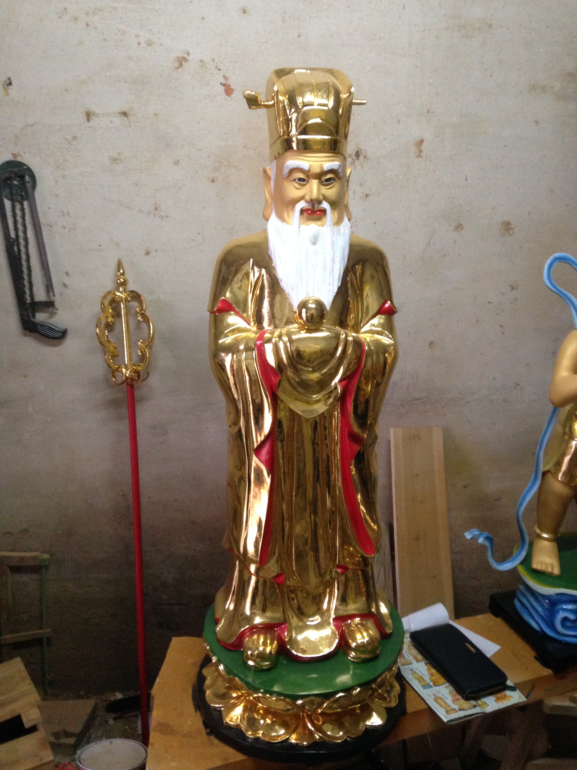 佛像 温州优质佛像厂家批发供应极彩地藏王佛像 铜雕地藏王佛像 彩绘地藏王菩萨