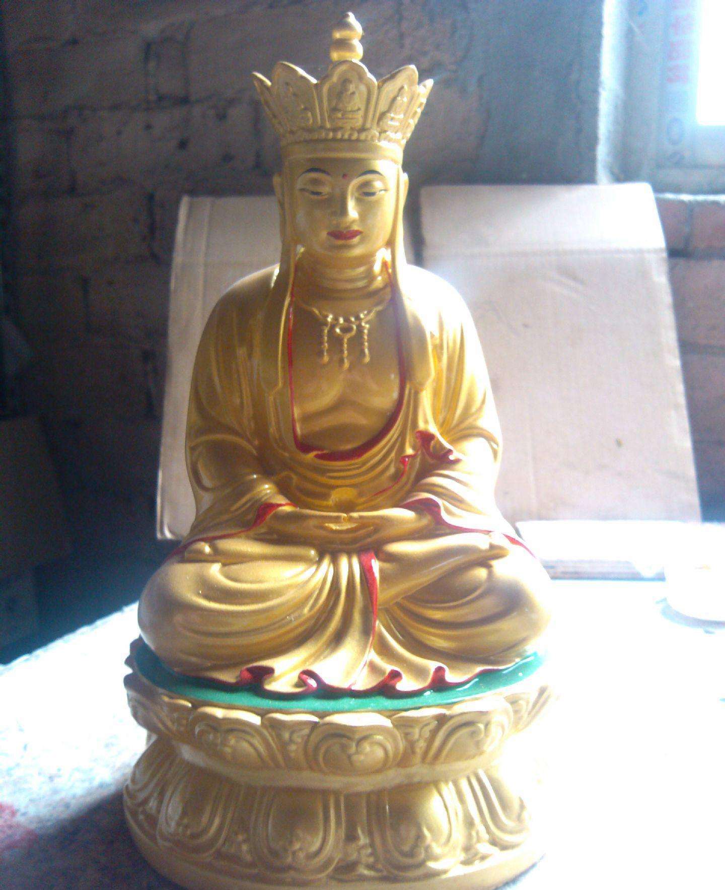 佛像 本厂专业生产精品铸铜地藏王菩萨 穿袈裟地藏王菩萨 坐莲花地藏王佛像