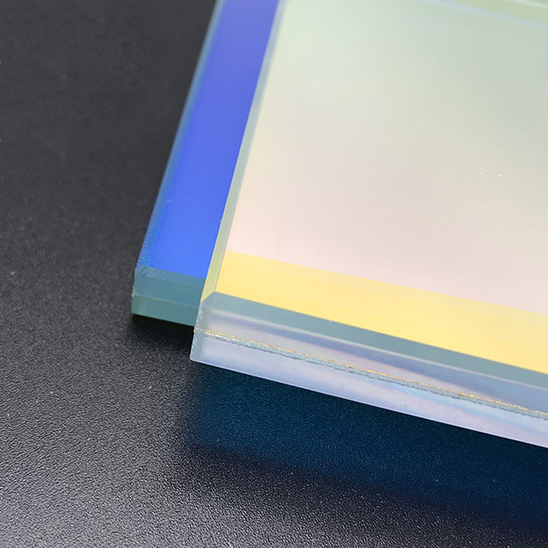厂家直销定制生产炫彩玻璃 5-10mm七色3d效果 幕墙隔断玻璃示例图6