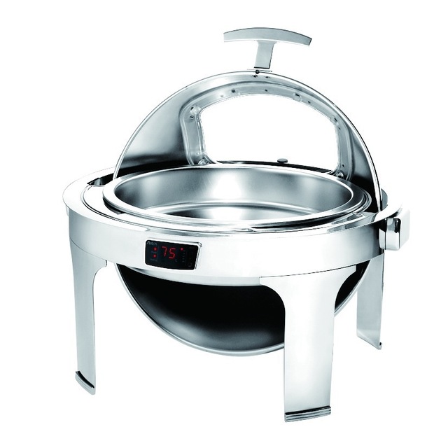 银都DKS50663 全钢可视圆形自助餐炉 /接水型 酒店设备 自助餐设备图片
