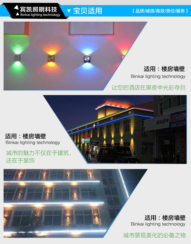 厂家直销LED壁灯LED墙壁灯LED双头壁灯双头射灯示例图26