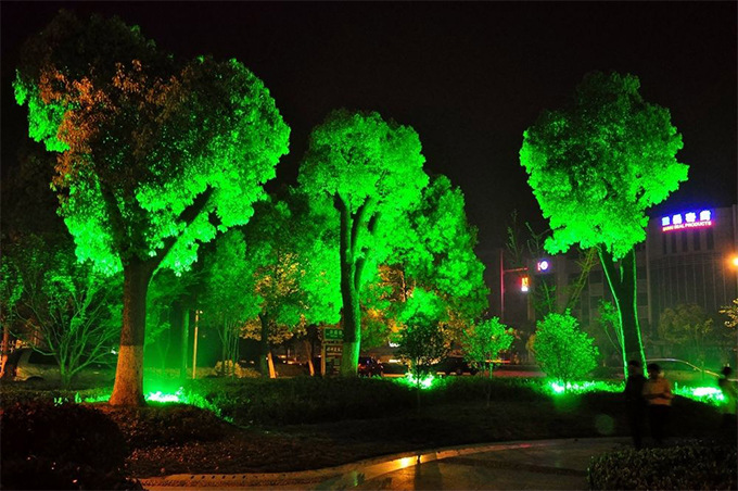 高亮聚光投射灯方形LED照树灯园林景观照明工程批发示例图10