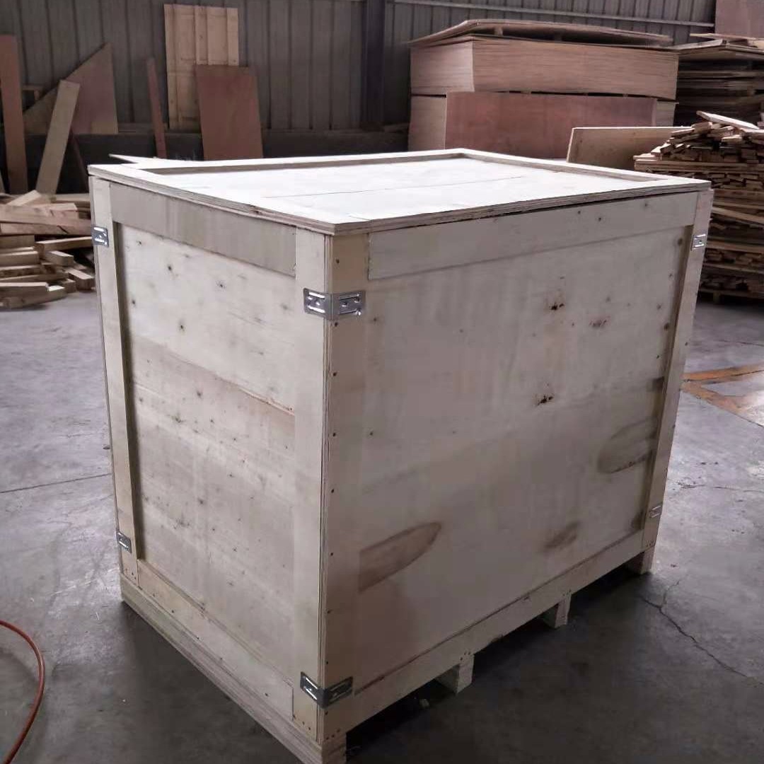 青岛木箱出口定制大型机械产品大型包装可摞高