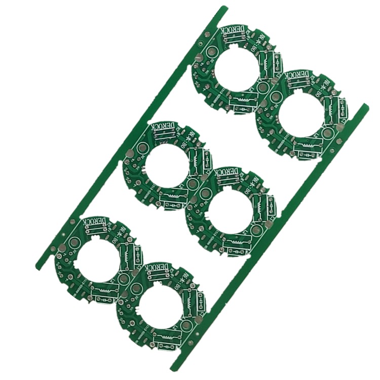 有刷电机PCB电路板加工厂家 捷科供应 2OZ大功率有刷电机PCB电路板 FR-4玻纤板制作 电机绿油PCB板图片