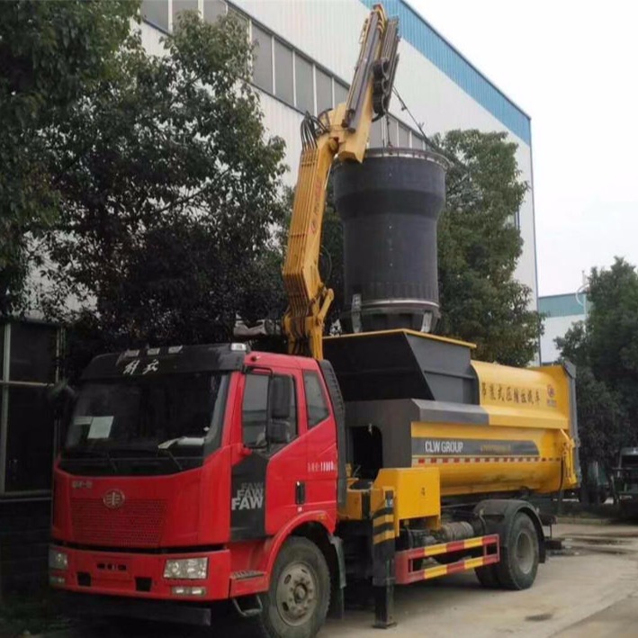 吊装式垃圾车配套地埋式垃圾桶 8吨垃圾压缩车 吊装式