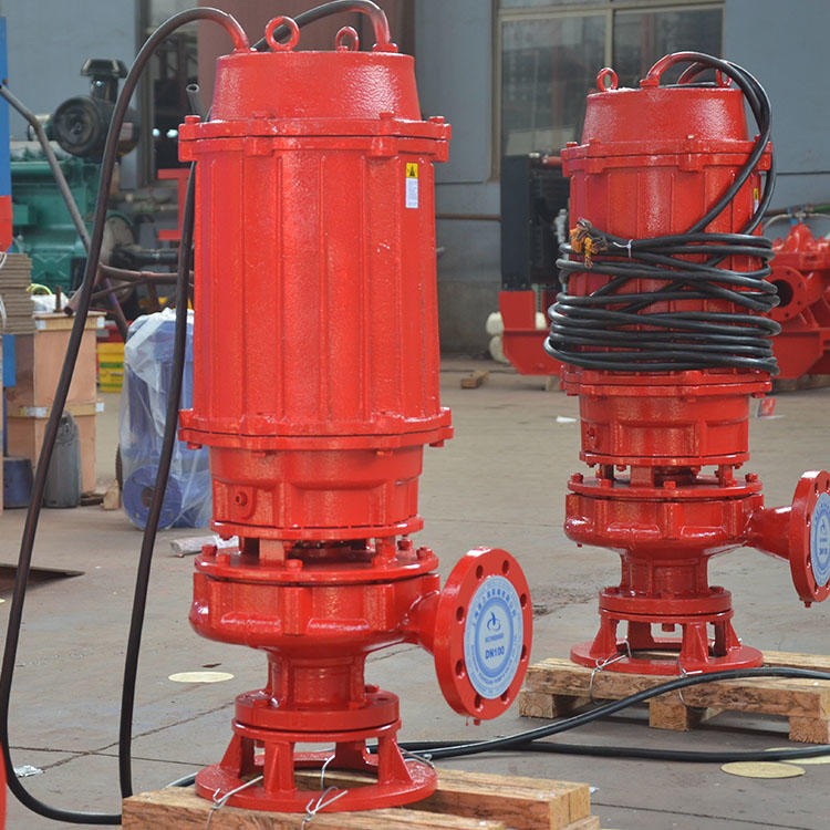 厂家直销XBD-WQ立式潜水消防泵  大流量潜水喷淋泵  消防泵图片