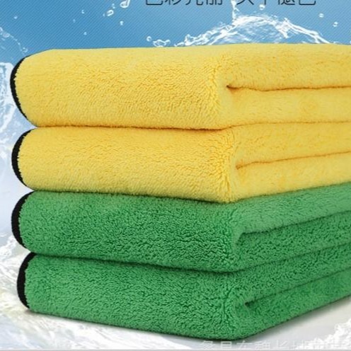 洗车毛巾 加厚吸水不掉毛双色双面珊瑚绒车用清洁毛巾擦车巾抹布