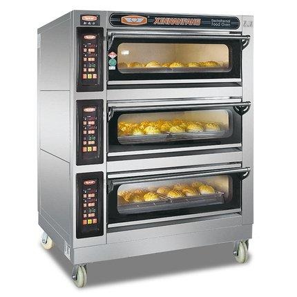 新南方烤箱 商用三层六盘电烘炉 面包披萨炉 60CI面包烘培店面包店