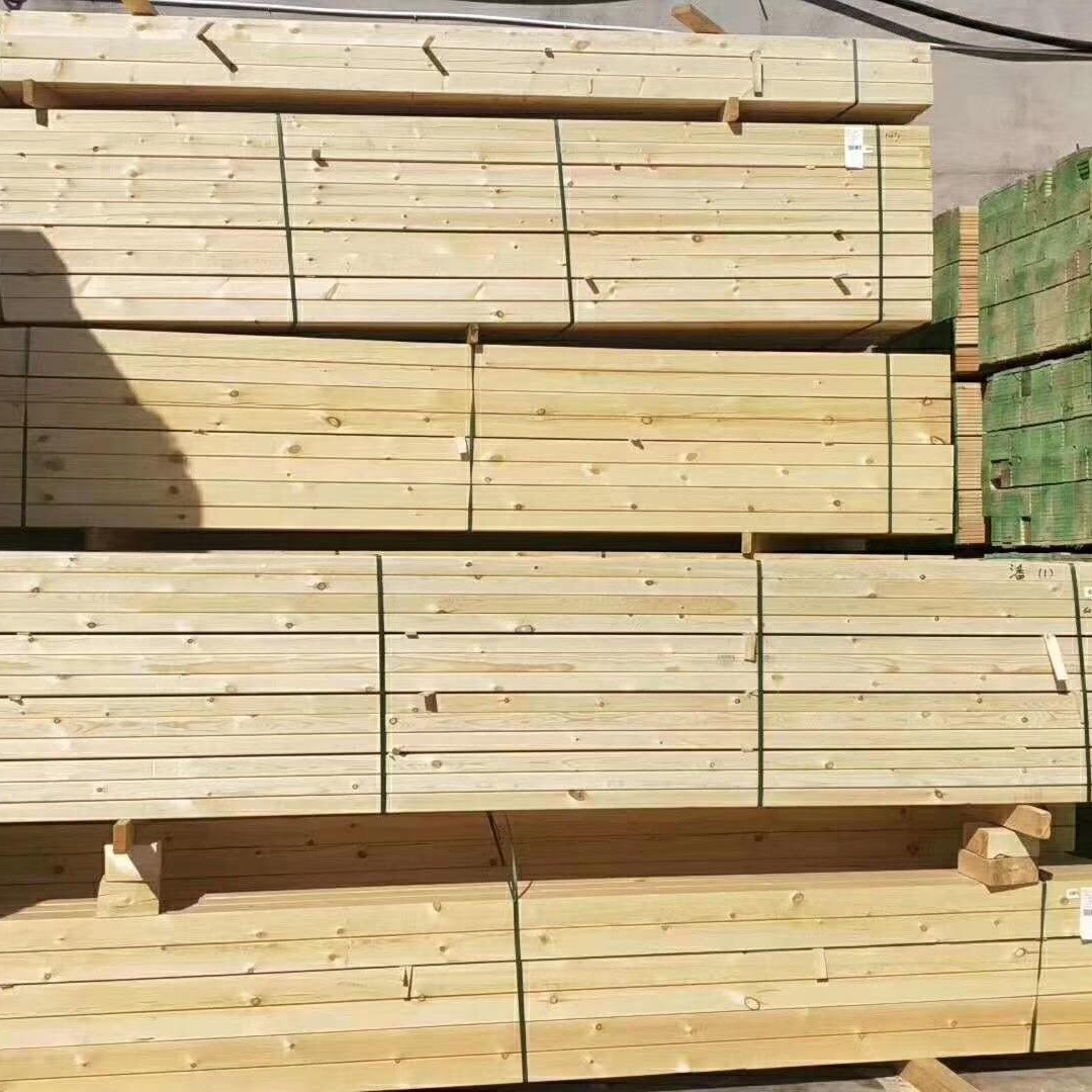 昌盛木制品樟子松防腐木料 户外庭院碳化木护墙板 工程用龙骨木方厂家定做