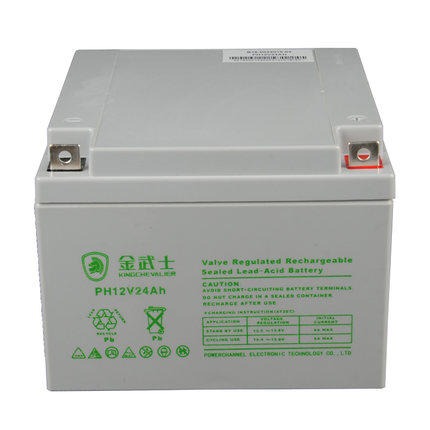 原装正品金武士12V24AH不间断电源蓄电池 密封免维护铅酸蓄电池UPS电池