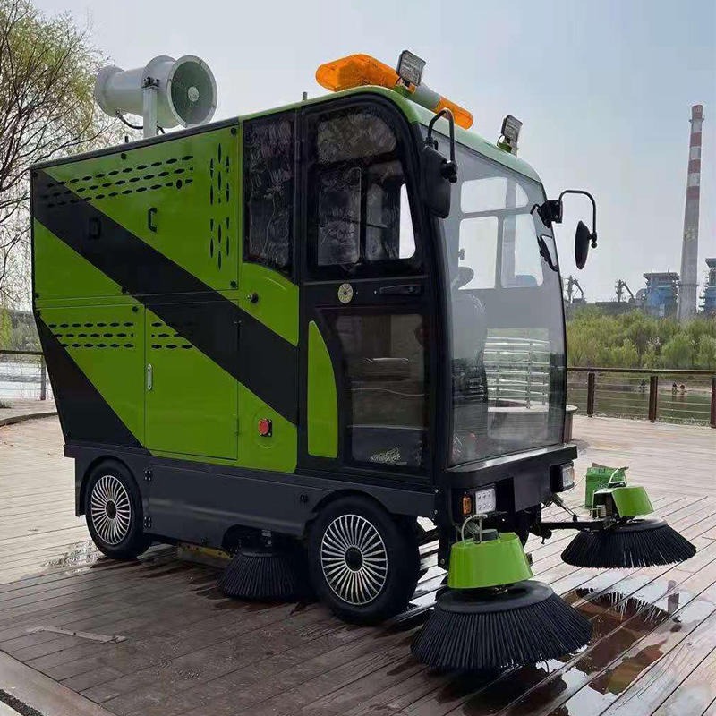 中铠市政道路清扫车 绿化环卫清扫车 ZK-10新能源电动扫地机图片