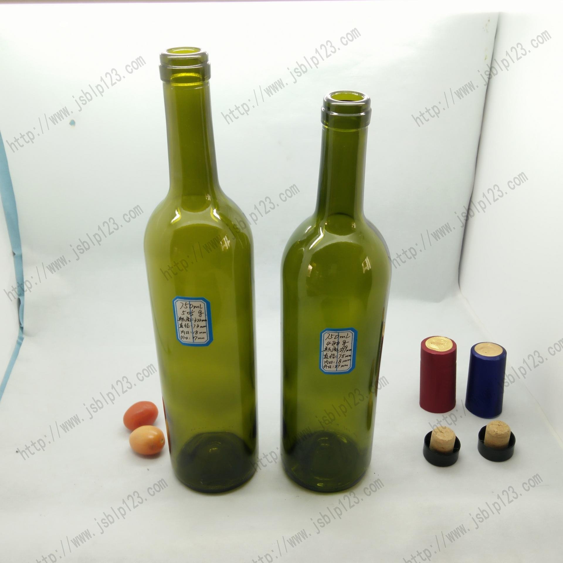 红酒玻璃瓶，隆安葡萄酒玻璃瓶，出口果酒瓶生产厂家，750ml187ml200ml300ml375ml480ml500ml