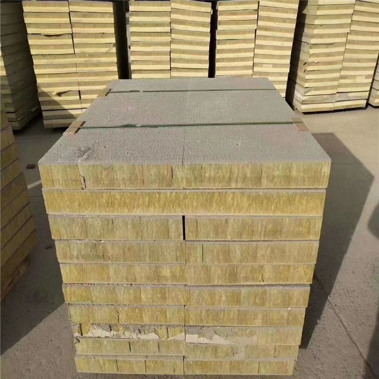 供应大量现货 水泥岩棉复合板  保温岩棉板 插丝岩棉板 起订门槛低示例图3