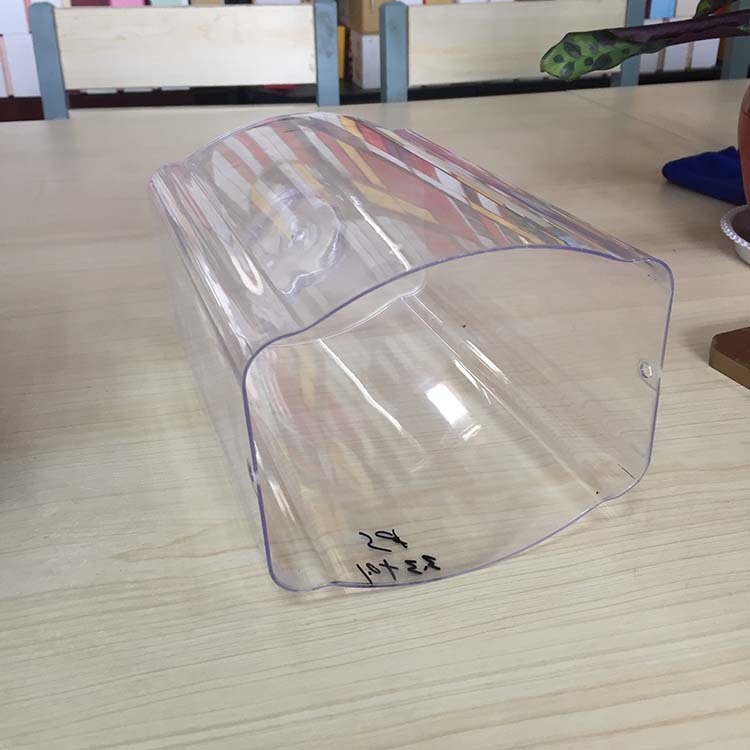 新款椭圆ps透明亚克力罩 半亚克力酒盒透明罩厂家设计定做示例图3