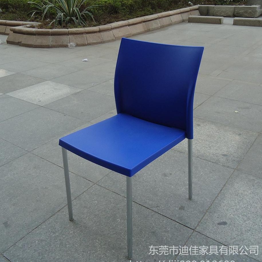 迪佳家具网红奶茶餐桌生产塑料餐椅 休闲塑料椅 PP环保塑椅子 DJ-S863B餐椅 快餐桌椅 户外椅子