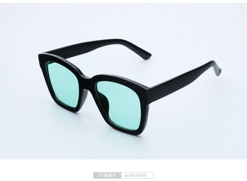 韩国林小宅网红喜哥同款眼镜半透明海洋片情侣大方框遮脸太阳镜示例图13