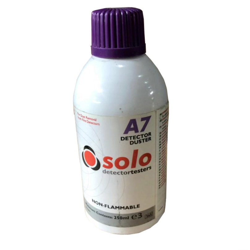 SOLO 原装感烟探头用测试气体  火灾探测仪清洗剂 SOLO A7 除尘
