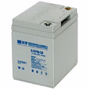 光宇蓄电池6-GFM-38 免维护铅酸蓄电池 光宇12V38AH 配电柜/直流屏专用 现货供应