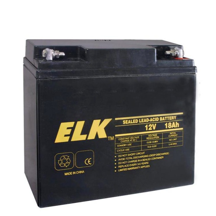 美国ELK ELK-1270船舶信号灯UPS EPS应急原装进口12V7AH蓄电池
