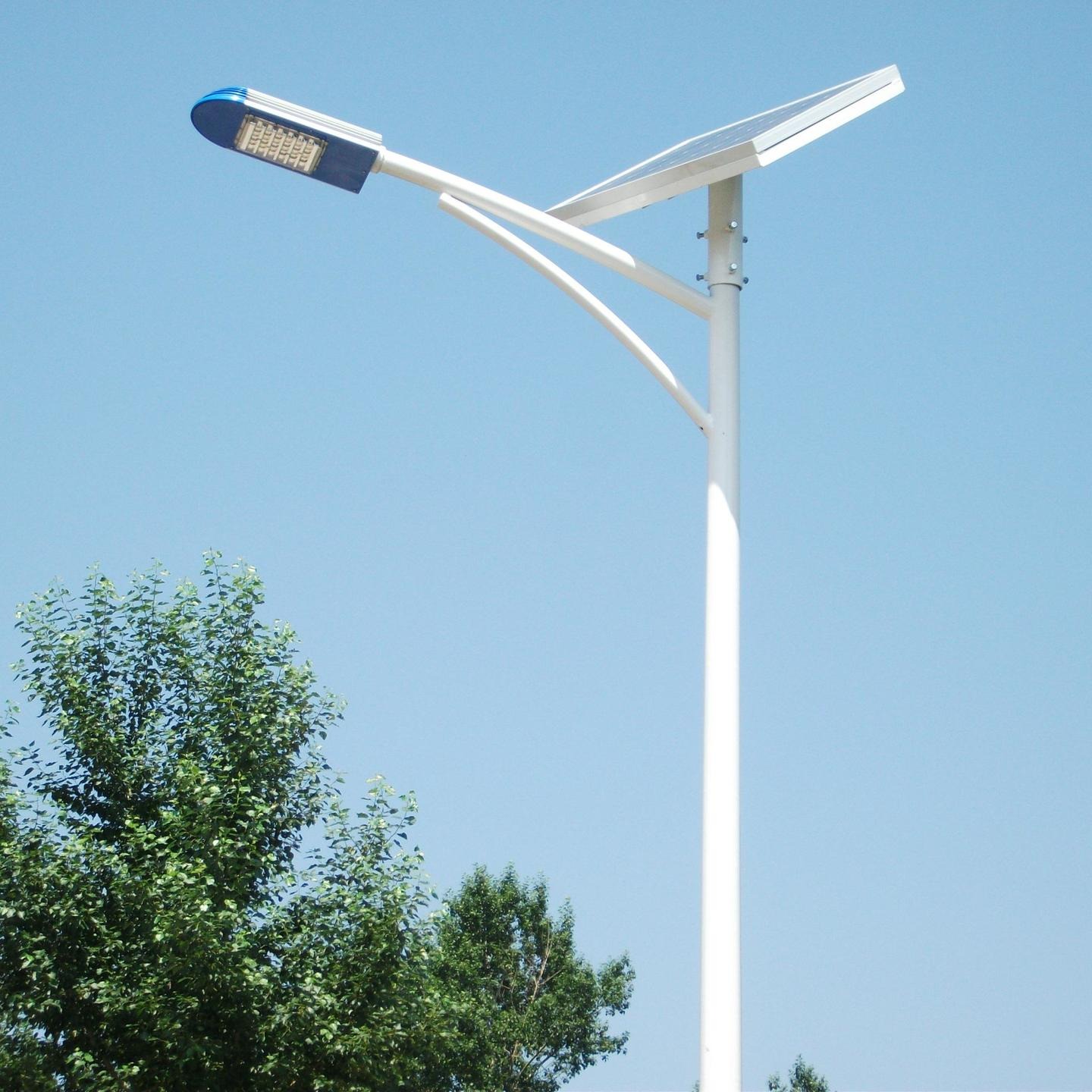 乾旭照明太阳能路灯生产厂家 农村一体化太阳能路灯 30W小区户外新款LED照明道路灯