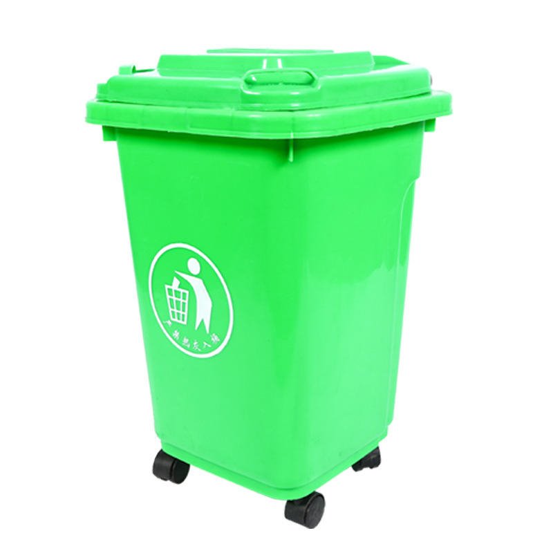 湖北荆州塑料垃圾桶厂家生产销售30L塑料垃圾桶