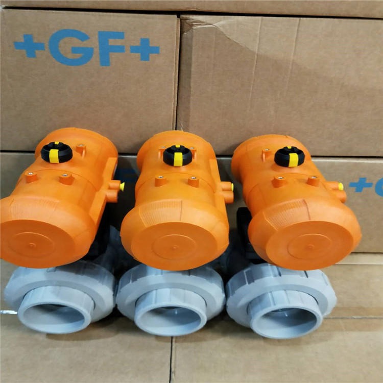 供应瑞士GFPA30至PA90型气动执行器 配置GF球阀 GF气动头 GF气动阀图片