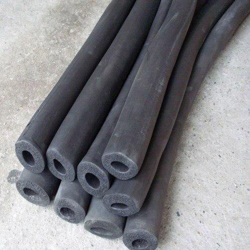 五常市阻燃B1级橡塑保温管常年销售b1级阻燃铝箔贴面橡塑管