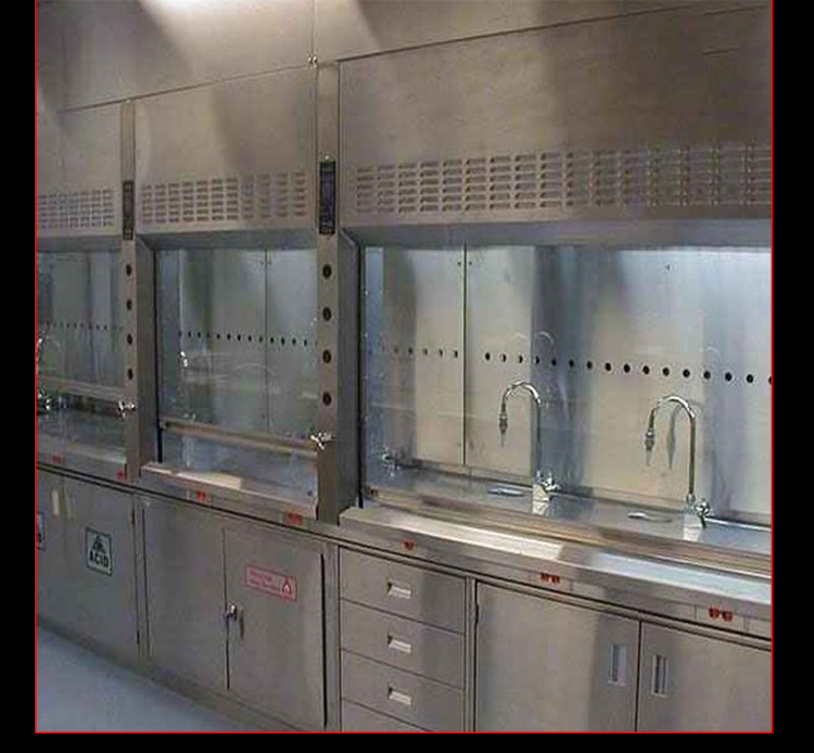 不锈钢通风柜  316L不锈钢台面 实验室不锈钢通风柜 实验室设备柜示例图10