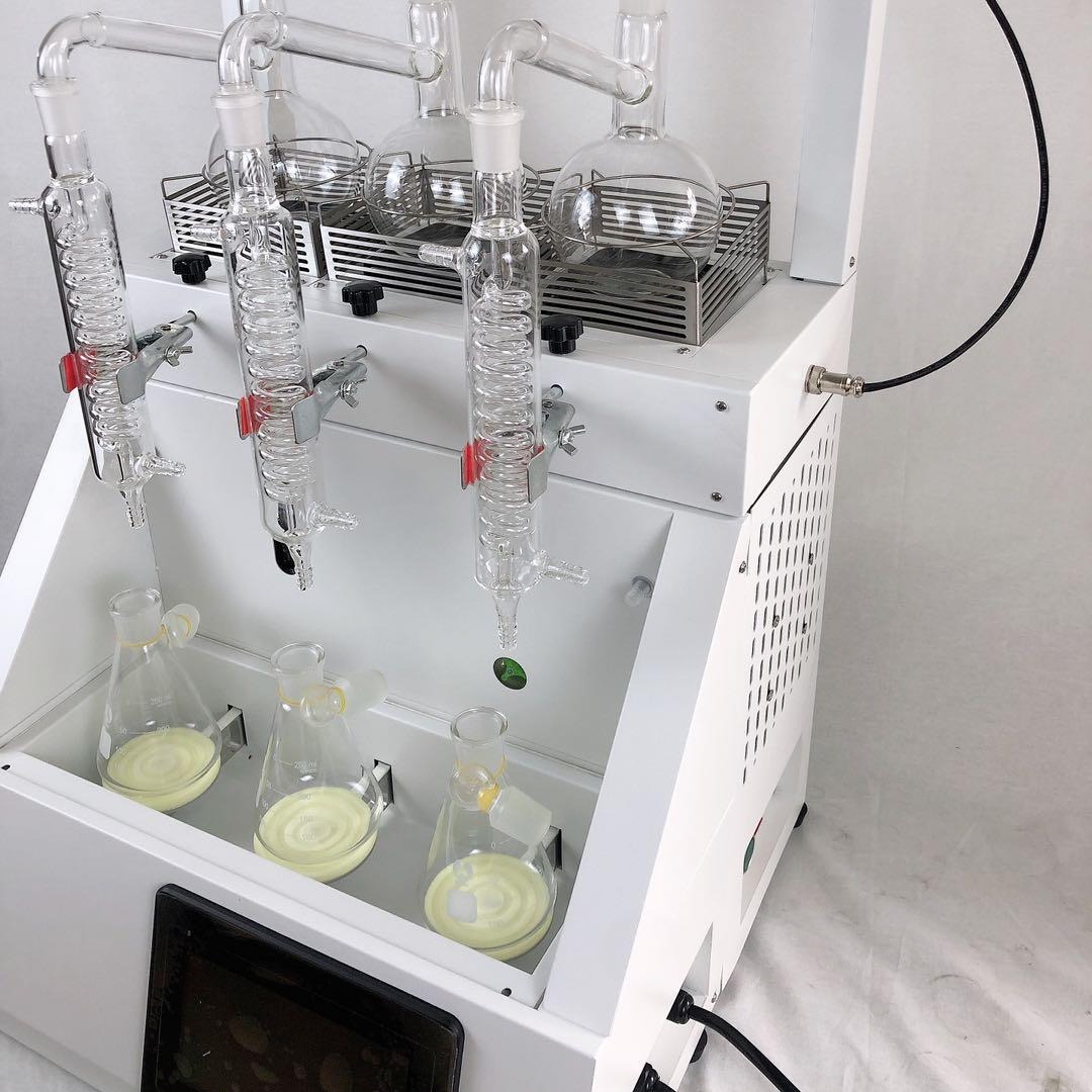 全套蒸馏提纯装置 花露水蒸馏水 玻璃仪器 实验器材图片