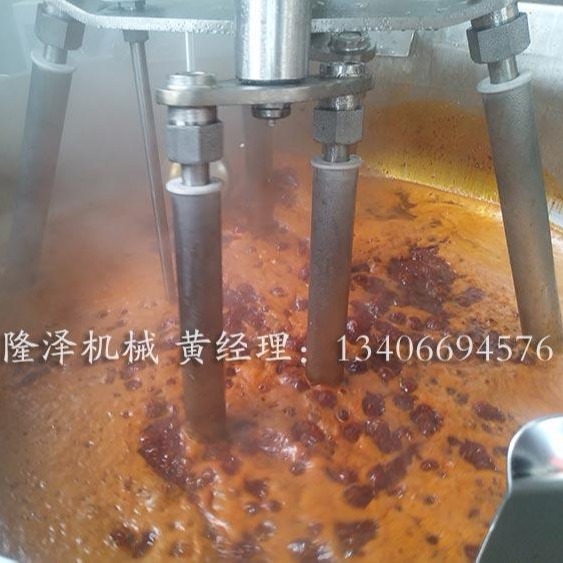 XO酱炒制设备 电磁行星搅拌夹层锅 菌王酱搅拌炒锅图片