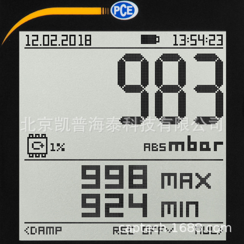 PCE-PDA A100L绝对/差压测量示例图1