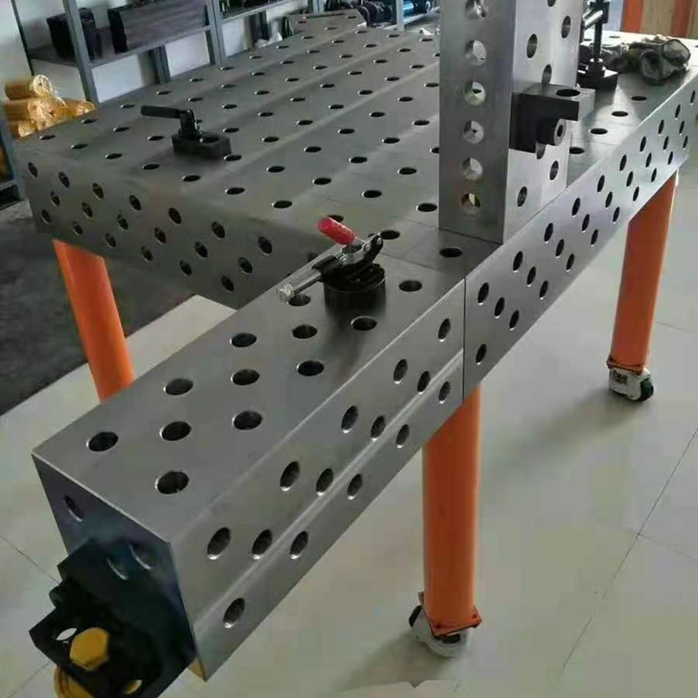 三维柔性焊接平台 大型铸铁平板 机器人焊接工作台 宝都工量具图片