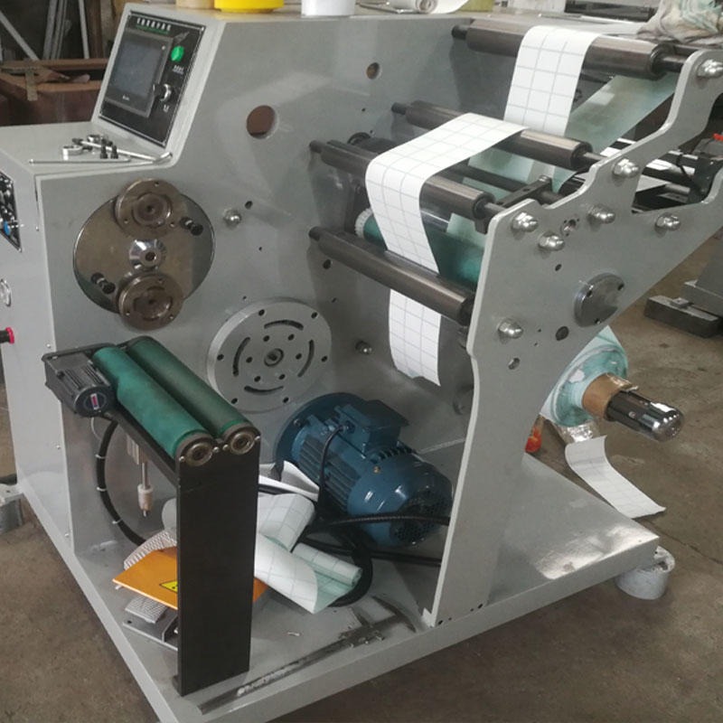 瑞安厂家直销420小型分切机  不干胶商标分条机 吸管纸分切机