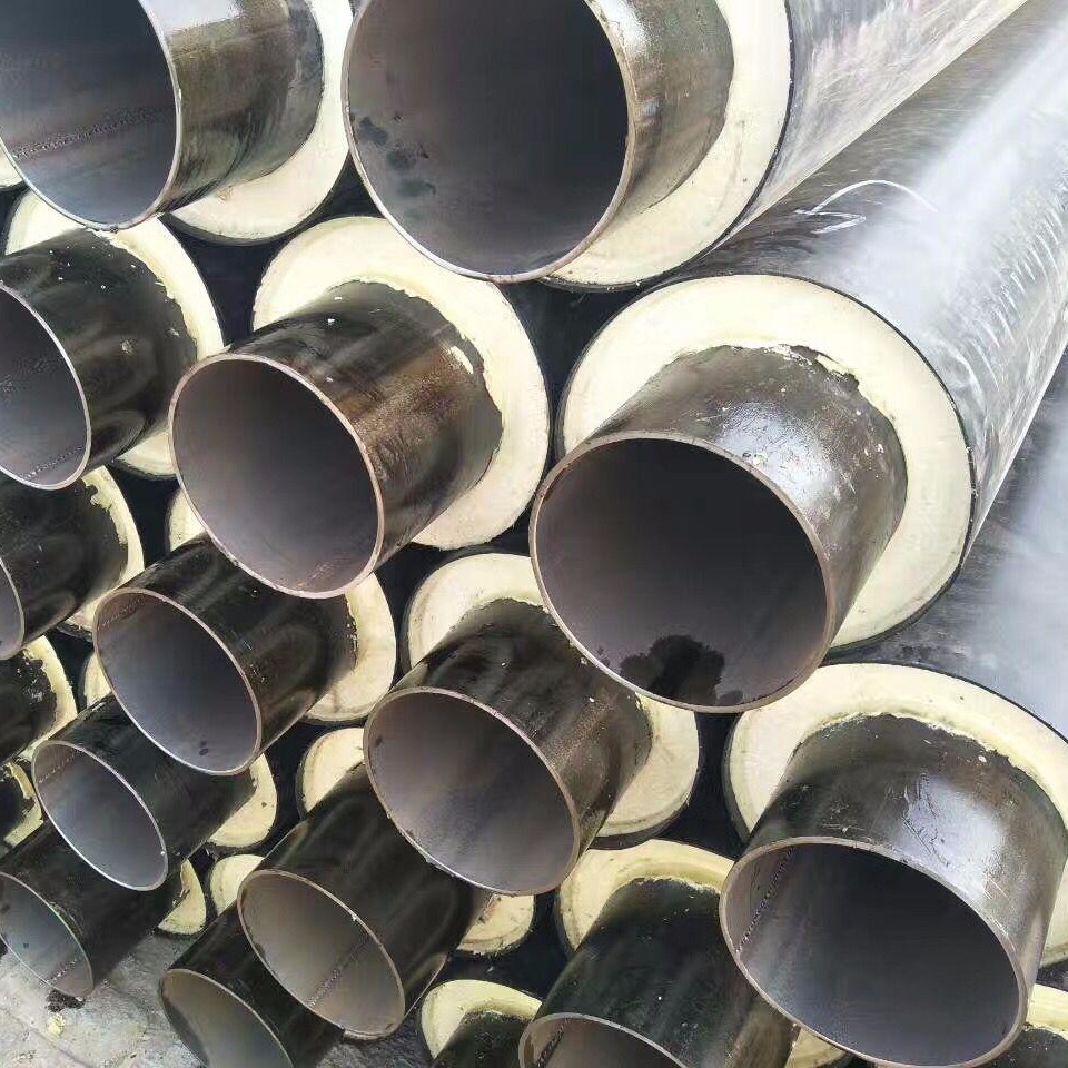 供应聚氨酯发泡直埋保温钢管 高密度聚氨酯保温钢管专业生产厂家