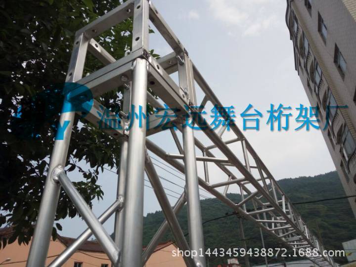 200铝合金方管桁架 可做吊顶桁架 小桁架定做圆形桁架示例图12