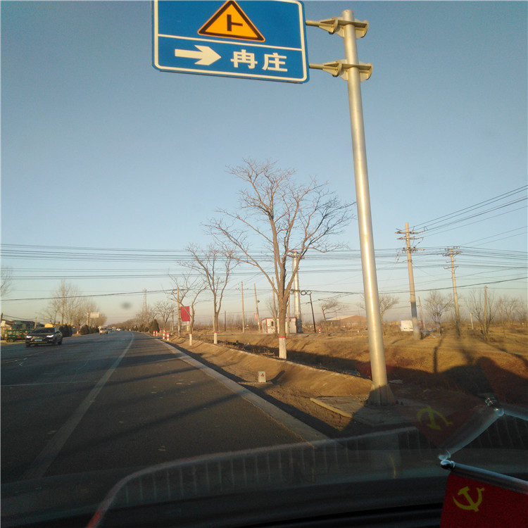 玖众生产道路标志杆 T型交通标志杆 指示牌立柱 工期快