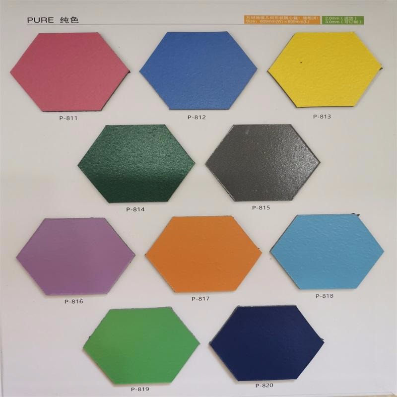 厂家直销创携pvc地板2.0mm厚多层复合片材塑胶地板耐磨环保学校幼儿园地板胶