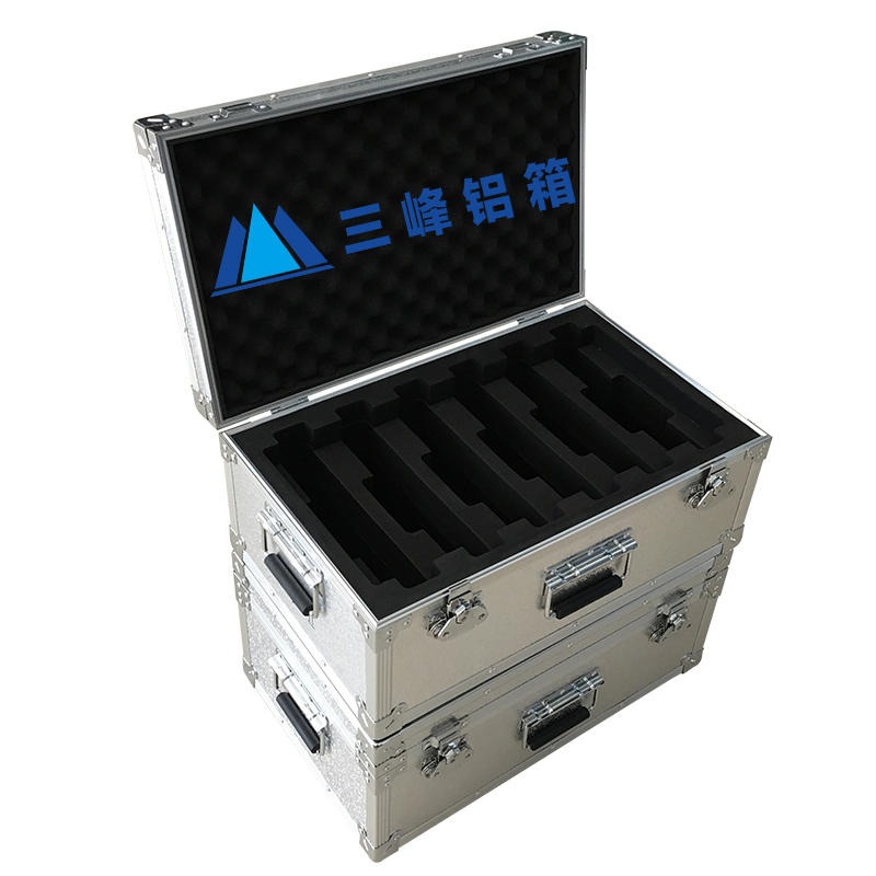 长安三峰 铝合金手提密码箱 仪器包装箱铝箱锁扣包装箱 20年铝箱工厂
