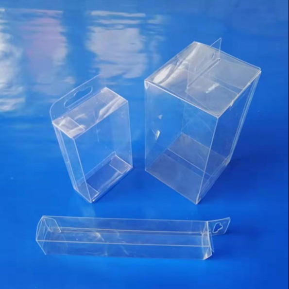 供应济南 PVC盒 PET挂钩盒子 挂钩包装盒 PP挂孔盒 透明塑料盒图片