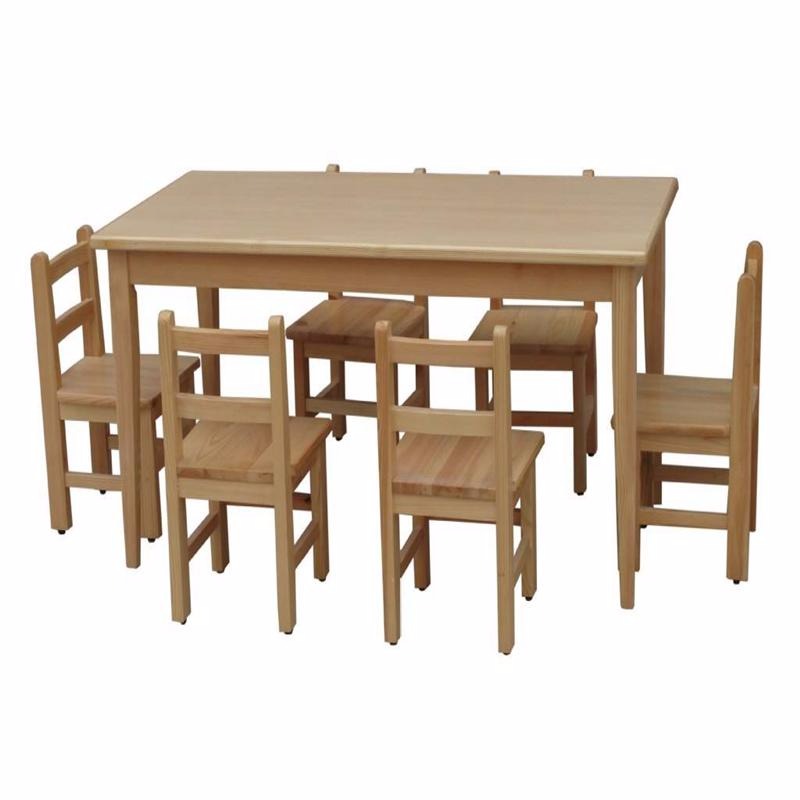 莆田餐厅4人餐桌椅 实木批发餐桌椅尚邑家具ST-00140