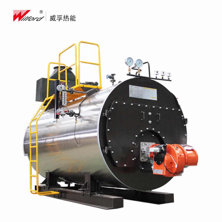 张家港威孚WNS,2t/h蒸发量燃气蒸汽锅炉,1吨蒸汽发生量卧式工业锅炉