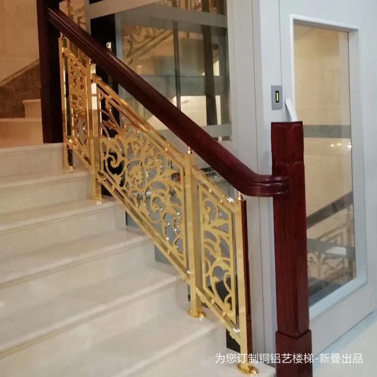 禹城铜楼梯扶手厂家设计素材 红动中国图片