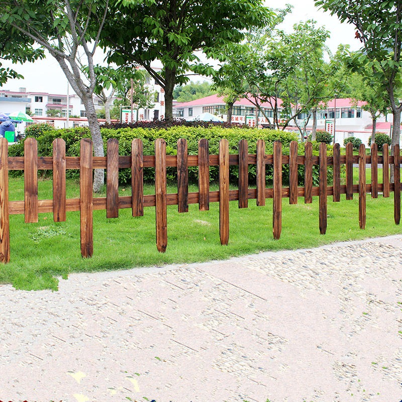 安平佳星花坛木栅栏 木篱笆 木质围栏 防腐木护栏厂家价格