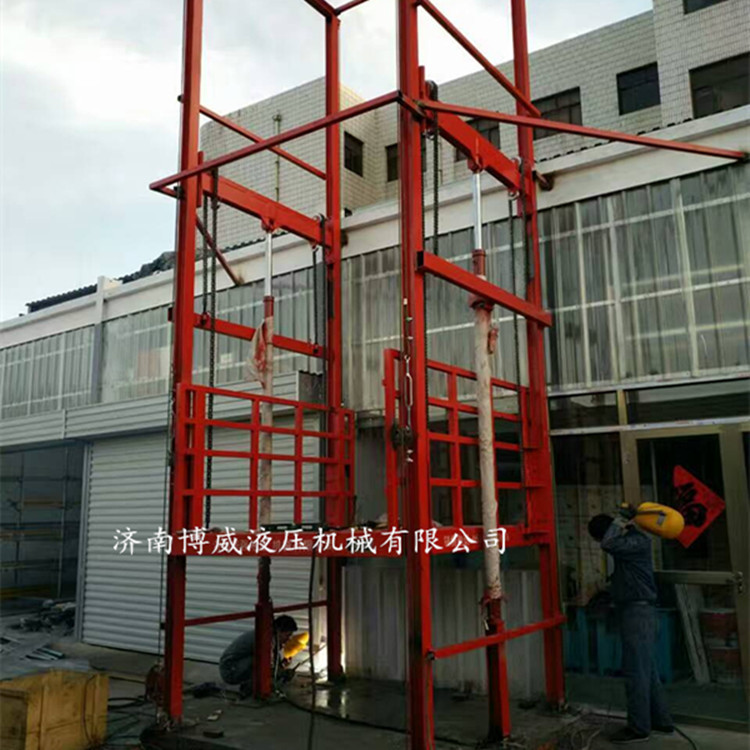 货梯厂家直销载货货梯 载货升降平台 导轨式液压升降货梯示例图4