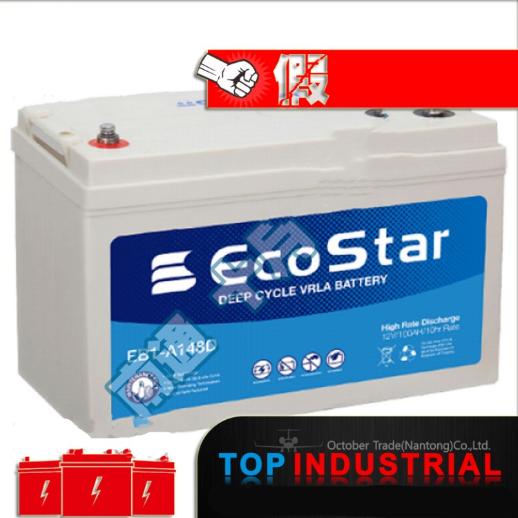 进口德国EcoStart蓄电池EB1-A120D机房电源矿山电厂常用电源12V120AH