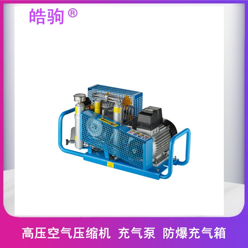 上海皓驹MCH6/ET/380V 三相电机 意大利科尔奇 空气呼吸器充气泵  高压空气压缩机 便携式移动空气填充泵组图片