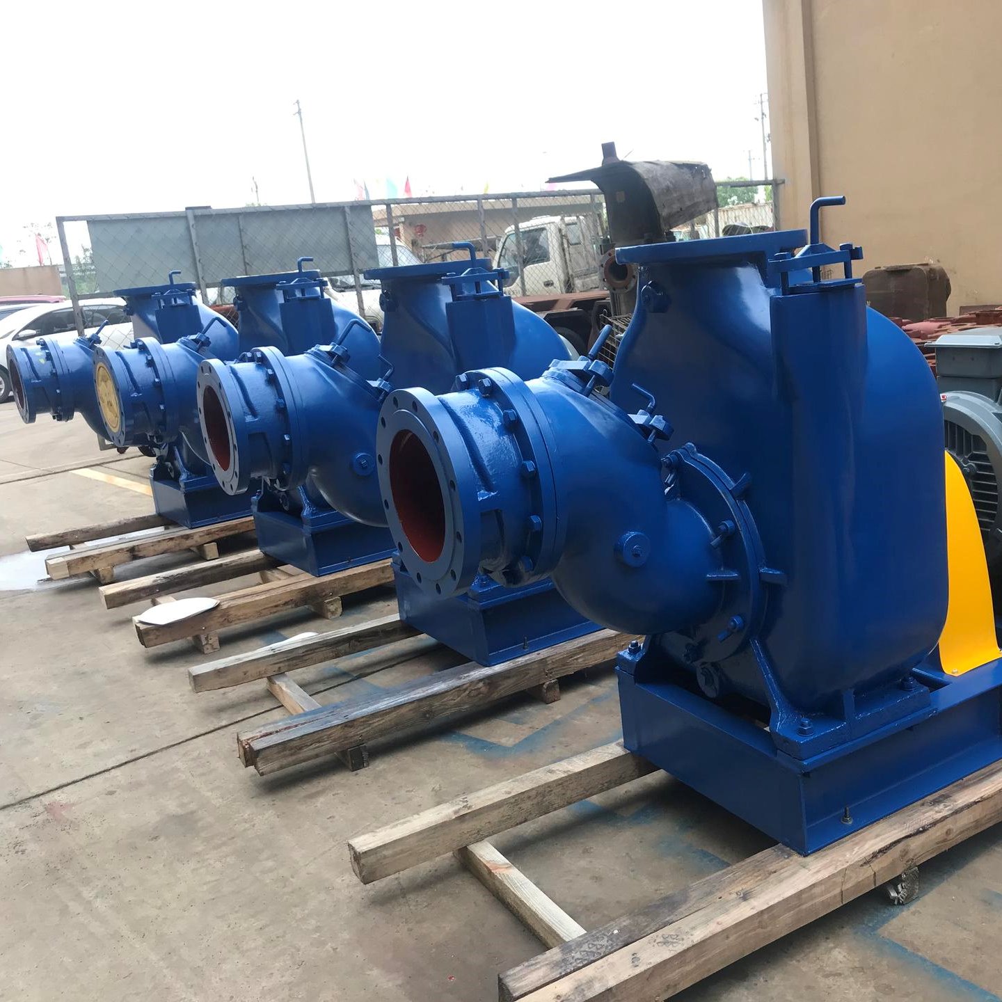 蓝升泵业SP-10大流量自吸排污泵 10寸无堵塞自吸式排污泵 800立方不锈钢叶轮高吸程自吸泵