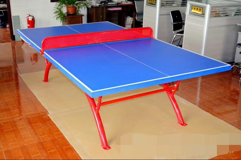 现货供应晶康牌YDQC-6000-6014室内单折移动乒乓球台适用于家庭安装